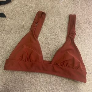 Triangle bathing suit top